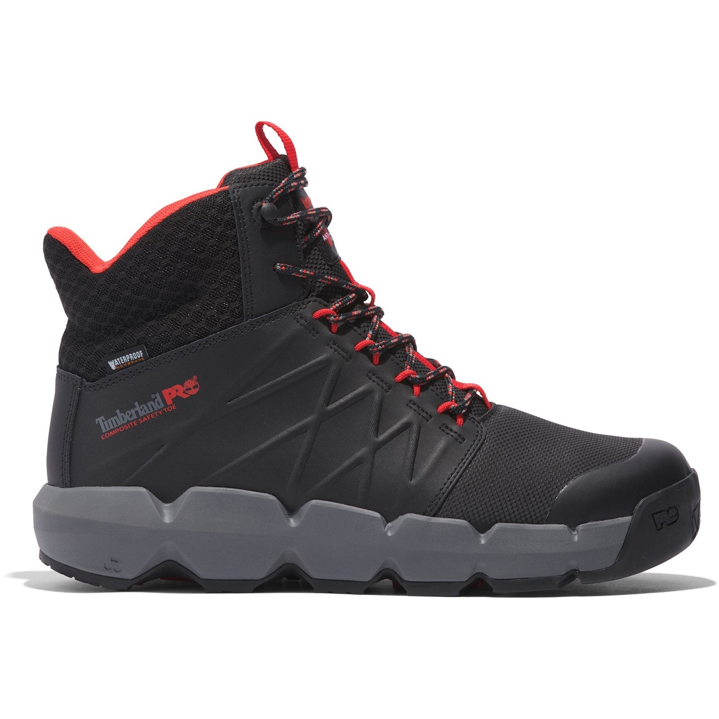 Morphix 6" Safety Boot | Black/Red