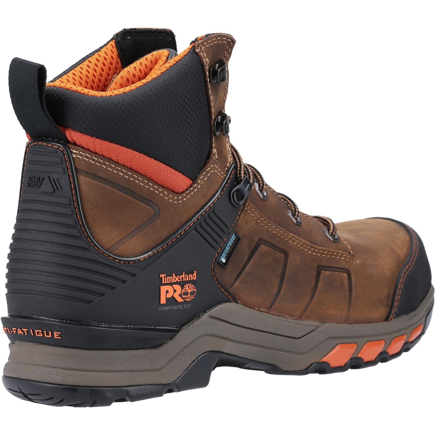 Hypercharge Composite Safety Toe Work Boot | Brown/Orange