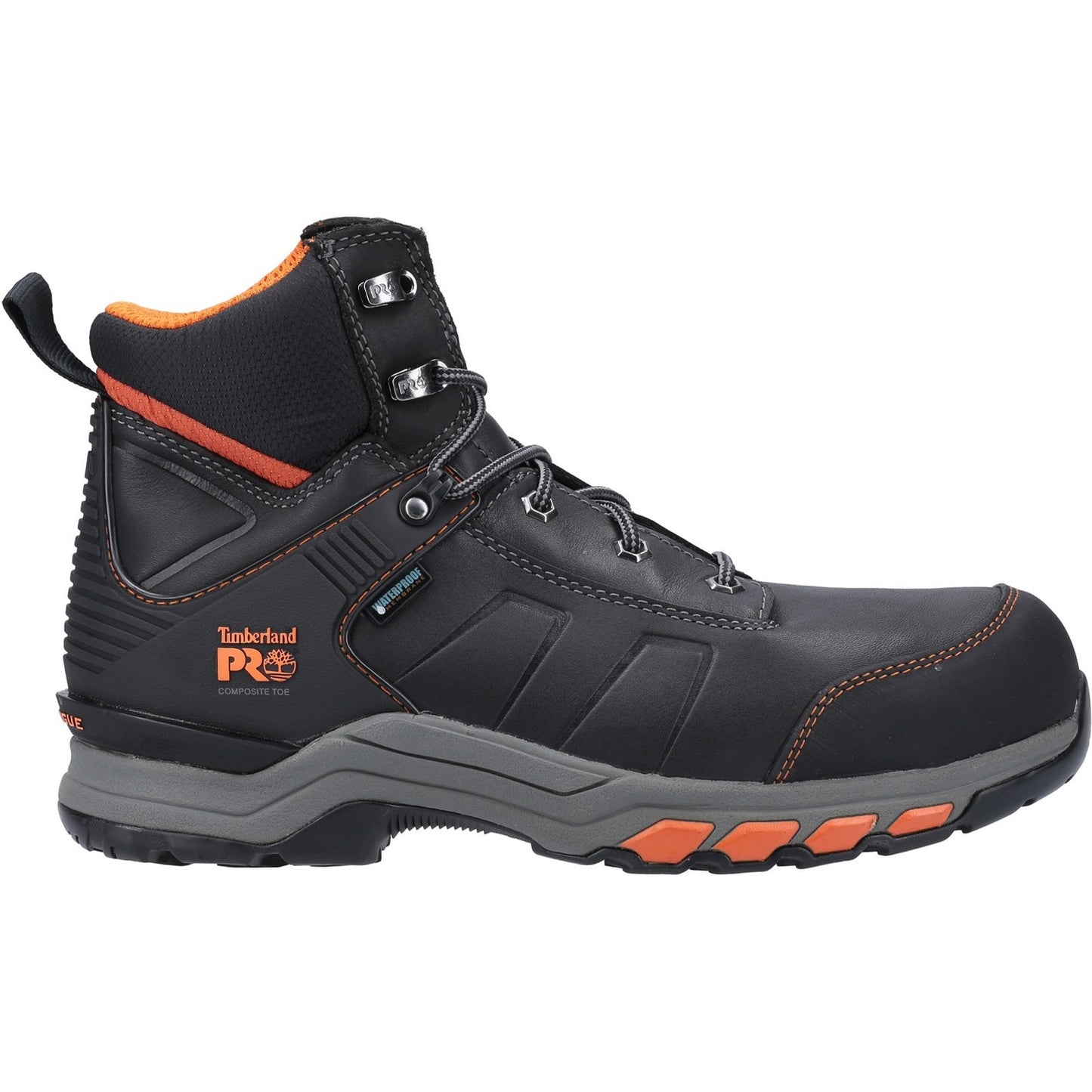 Hypercharge Composite Safety Toe Work Boot | Black/Orange