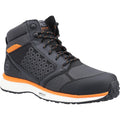 Reaxion Mid Composite Safety Boot | Black/Orange